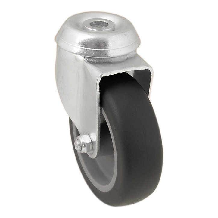 Roulette pivotante grise ø7.63 cm, charge max 55 kg