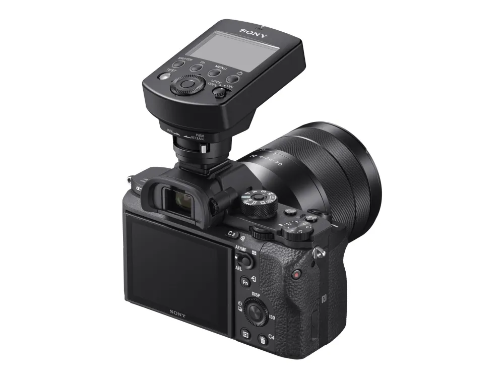 Sony FA-WRC1M Wireless Radio Commander - Trådløs TTL-blitz-controller - for Sony FA-WRR1; HVL-F20M, F43M, F60M; a VLOGCAM ZV-E10L; a1 ILCE-1; a7s III