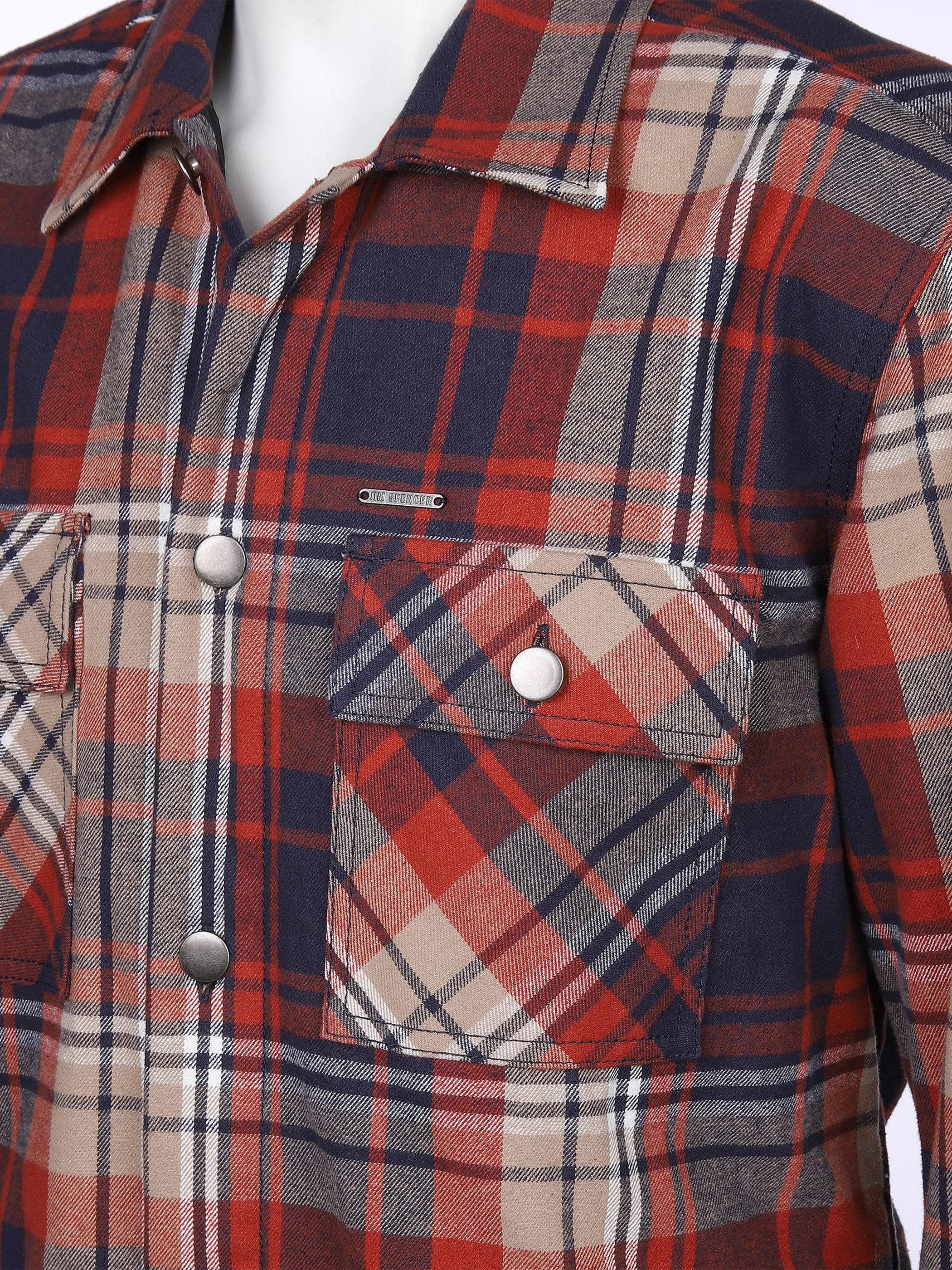 Herren Flanell-Overshirt