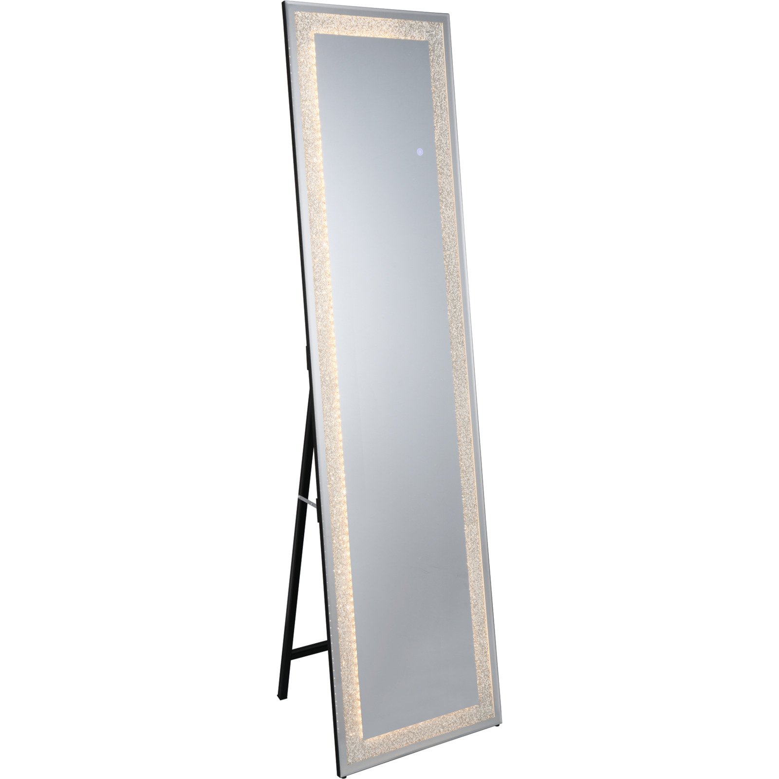 Standspiegel Hermine 40 LED-Glitzerrahmen