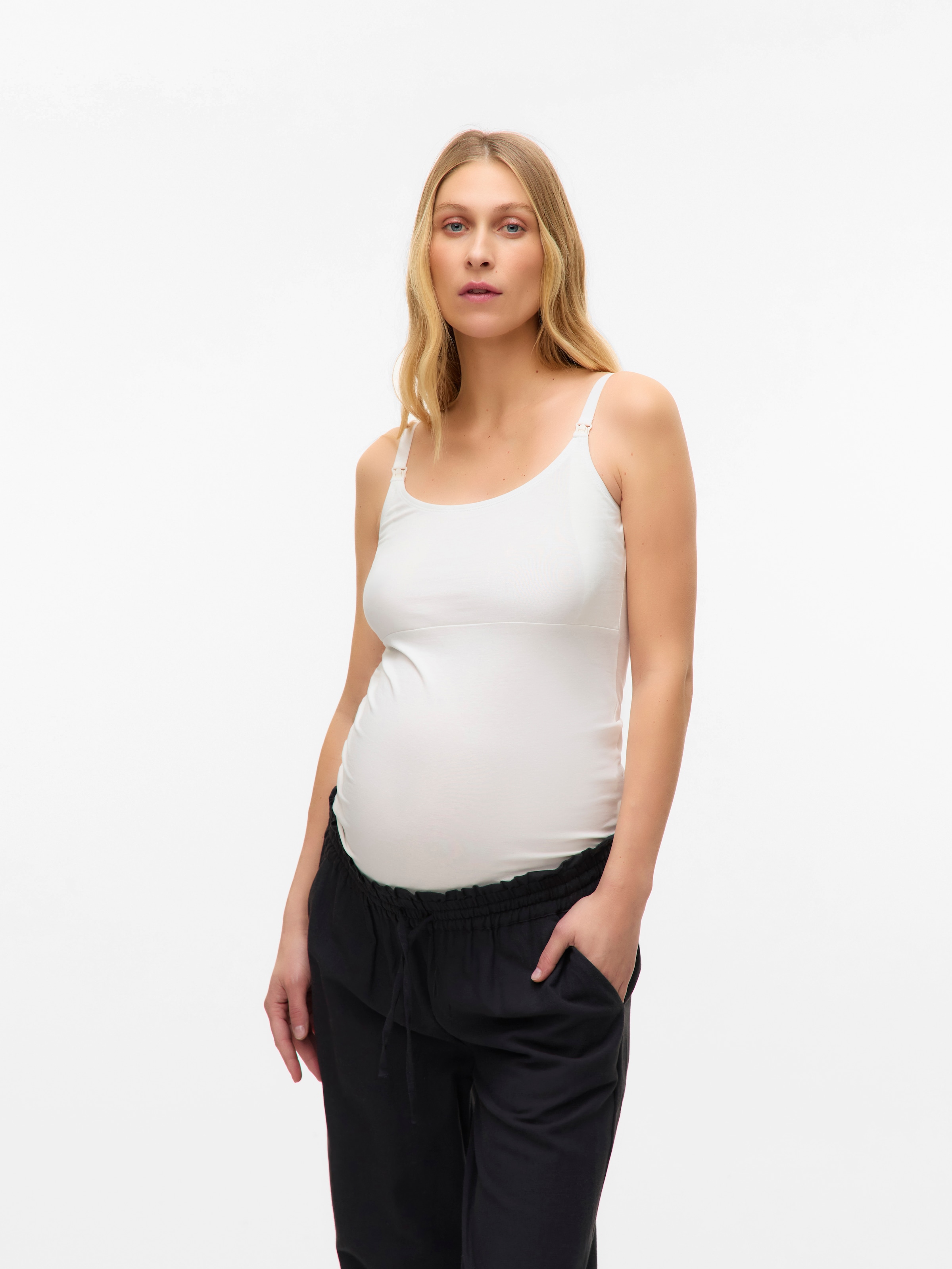 Mamalicious Umstandstop »MLKERRIE STRAP JRS TOP 2F 2-P NOOS«, 2 Stk.