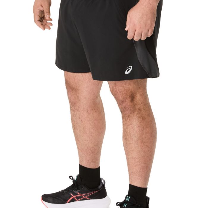 Asics Herre Shorts Road 5 Inch Shorts Sort