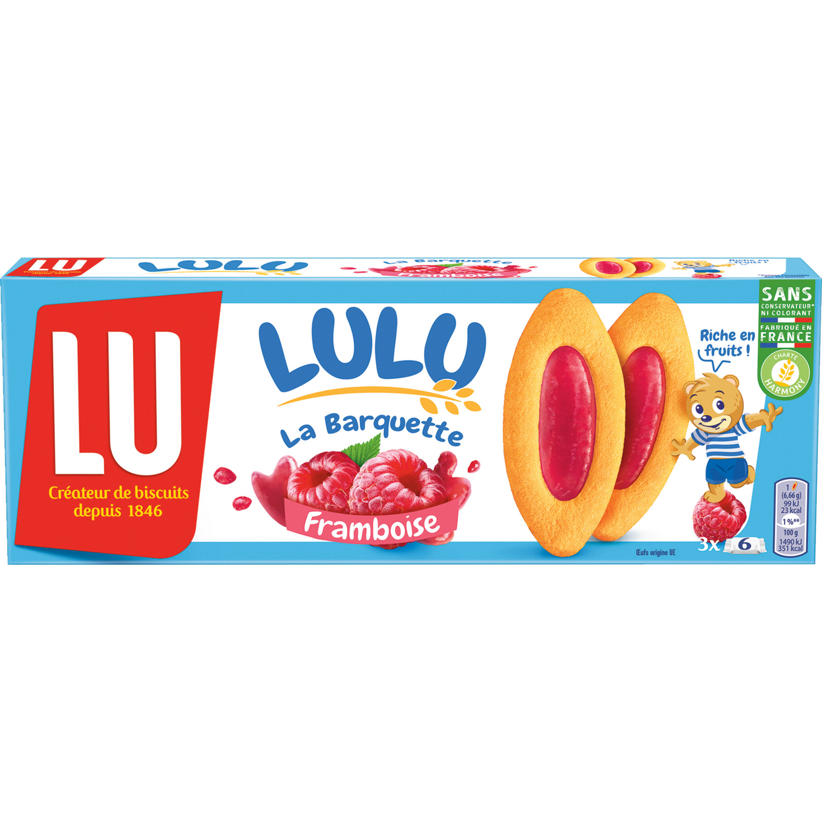 LU Barquette Himbeere 120 g