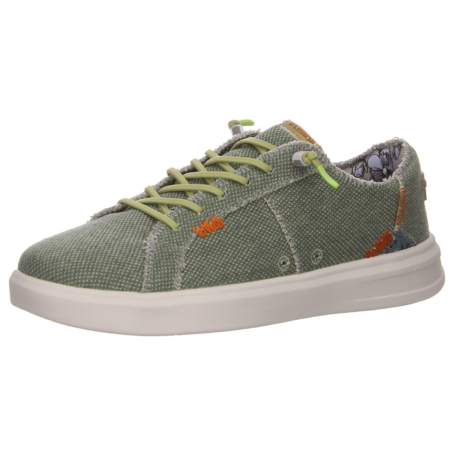 Fusion Schnürhalbschuh grün grün