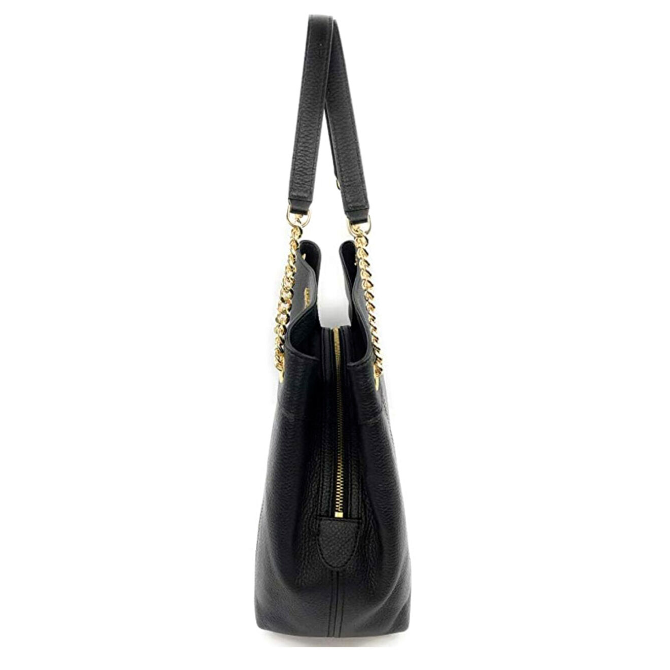 Michael Kors Sac porté épaule en Cuir Jet Set noir - 40x30 cm