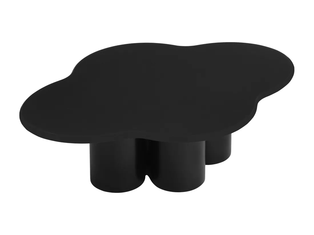 Table basse en MDF - Noir - YAVINA