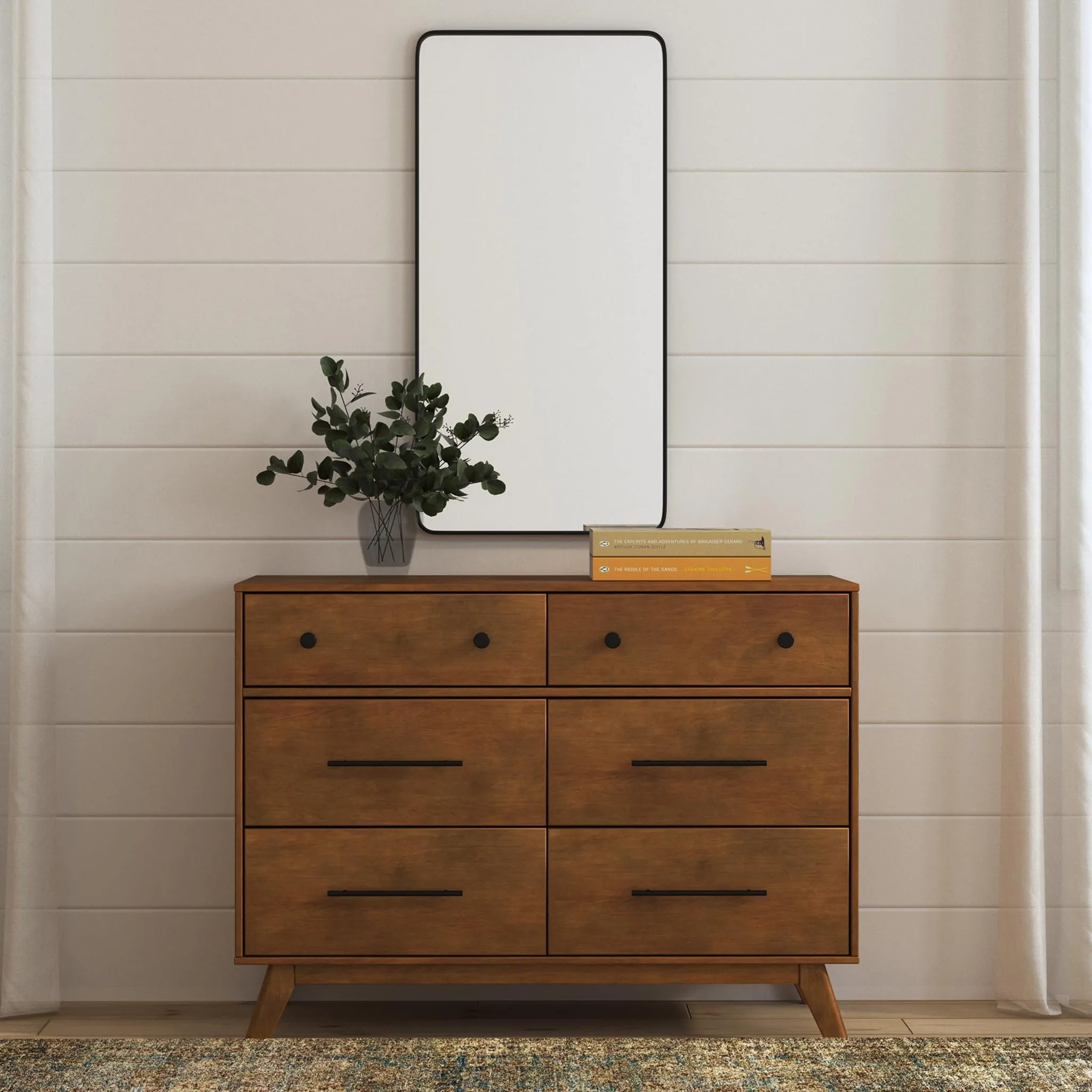 DaVinci Bureau 6 Tiroirs Otto - Noyer