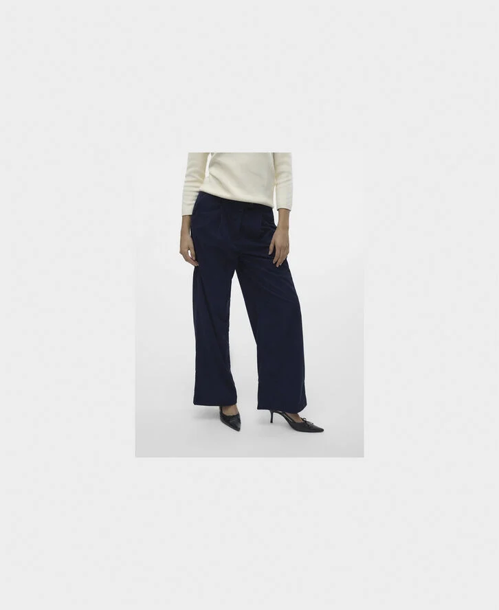 Vero Moda VMMAVIS MW PLEATED PANTS VMA Seaborne