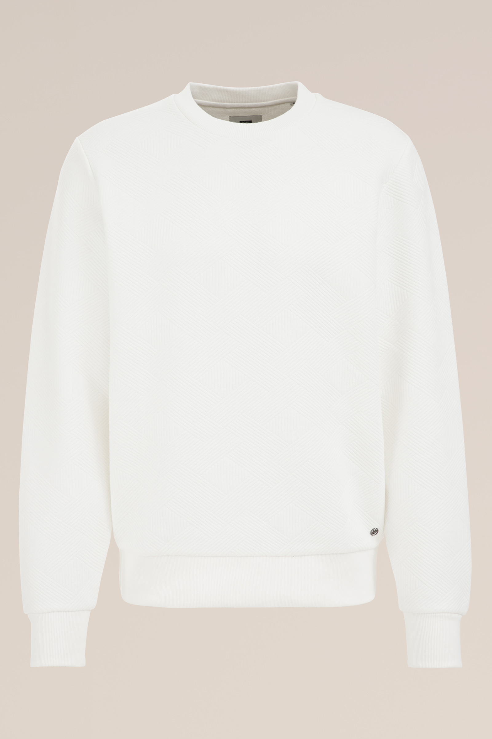 sweater met structuur WE Fashion Wit