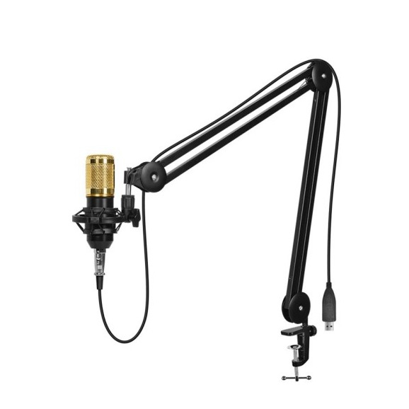 (70cm) Professionelle Studio Mikrofon NB-35 Scherenarm Halterung für Podcasts und Streams - Schwarz