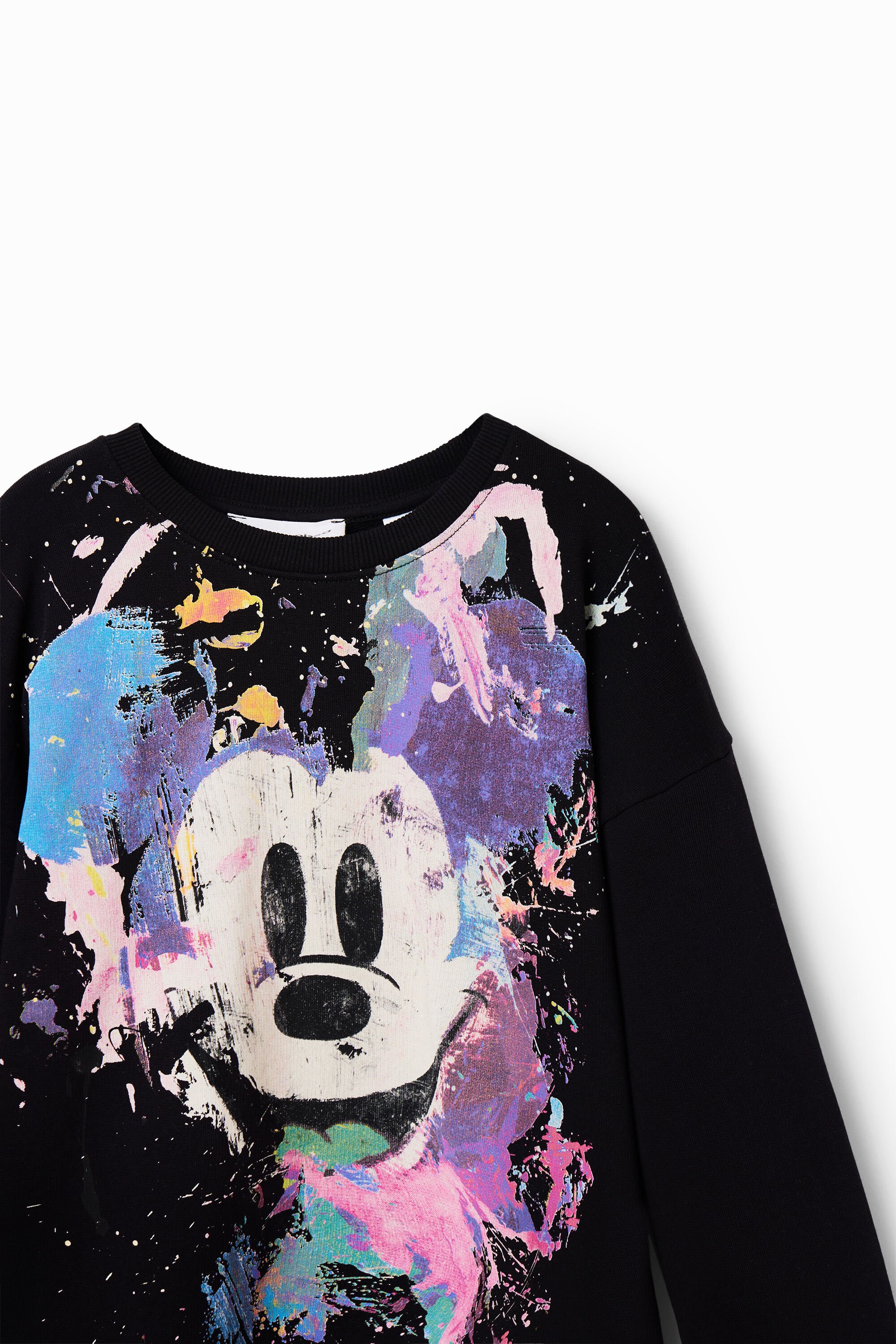 Sweat-shirt Mickey Mouse éclaboussure