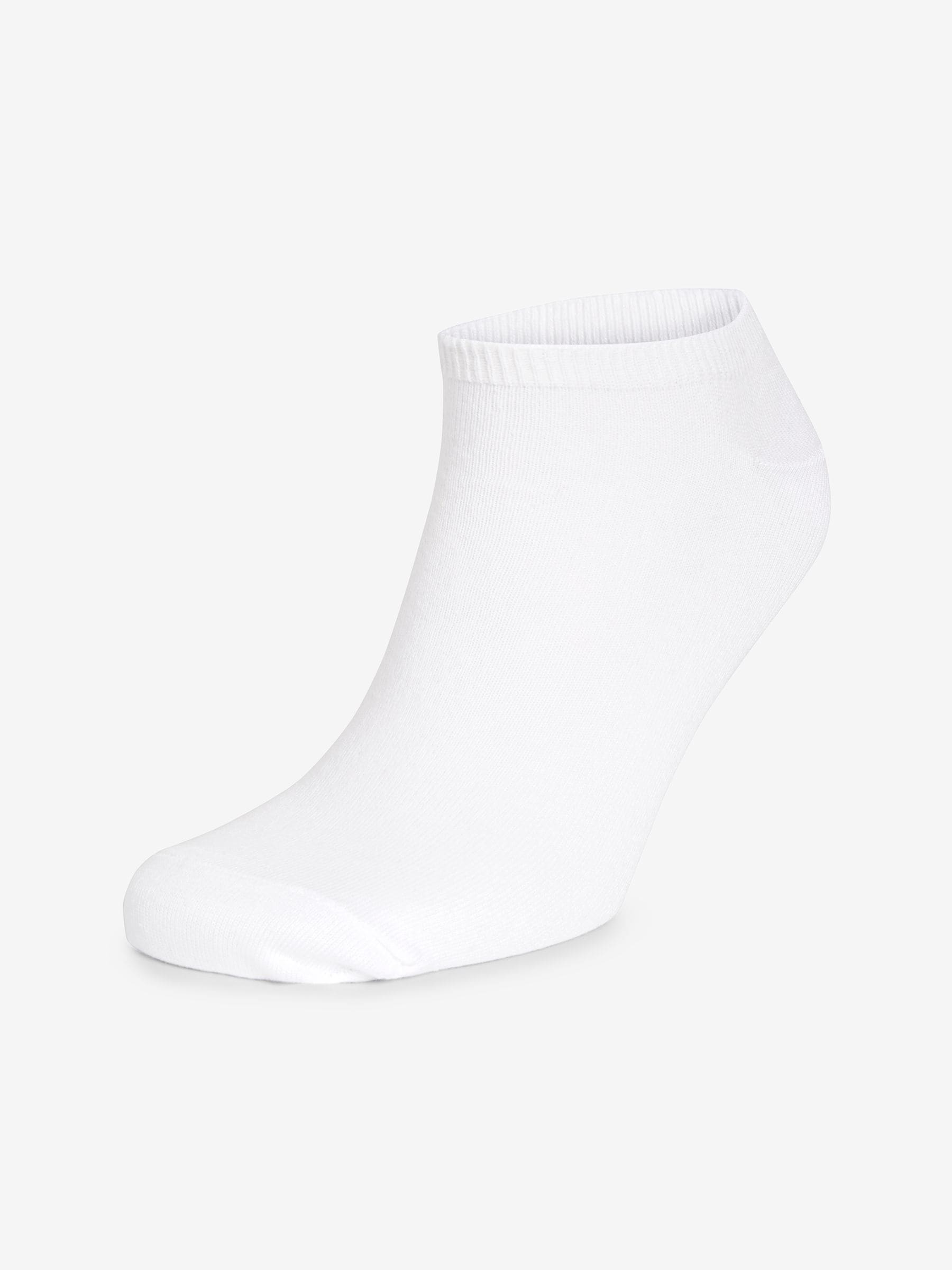 Wit - 6 paar sneakersokken