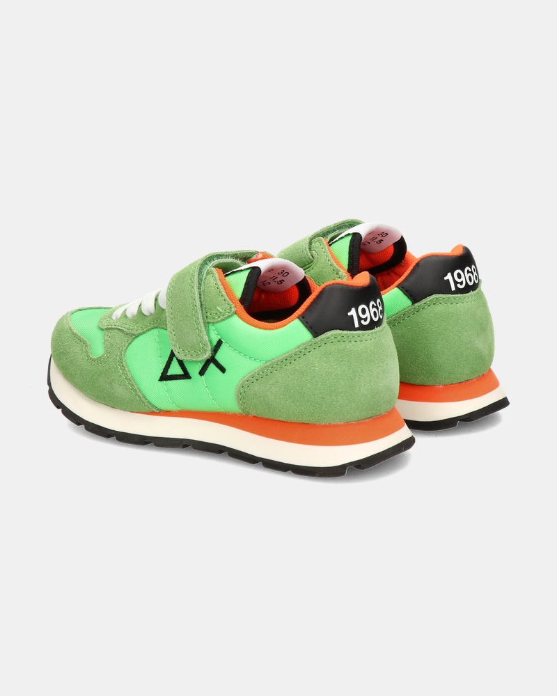 Sun 68 Boys Tom Solid Klittenbandschoenen  - groen