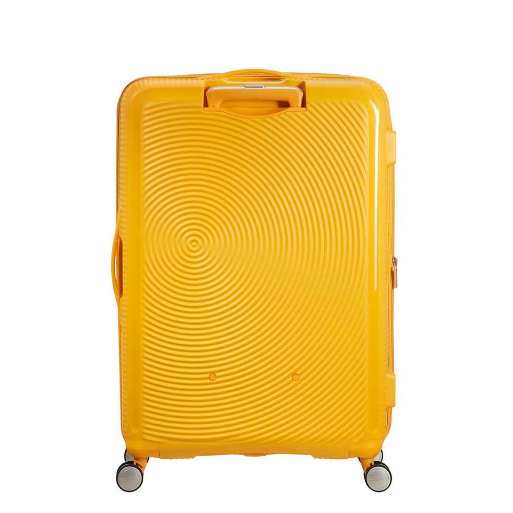 American Tourister Soundbox Spinner 77 Expandable golden yellow
