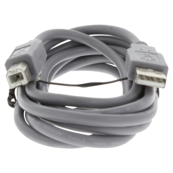 Q-Link USB kabel 2.0 printer/scanner 2 meter grijs