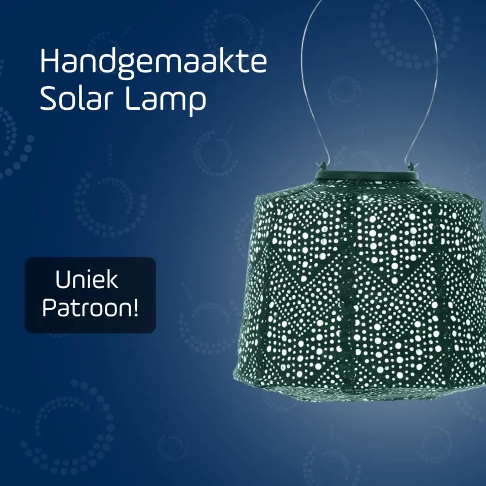 LUMIZ Solar Lampion Verso Lamp - 20 cm - Groen