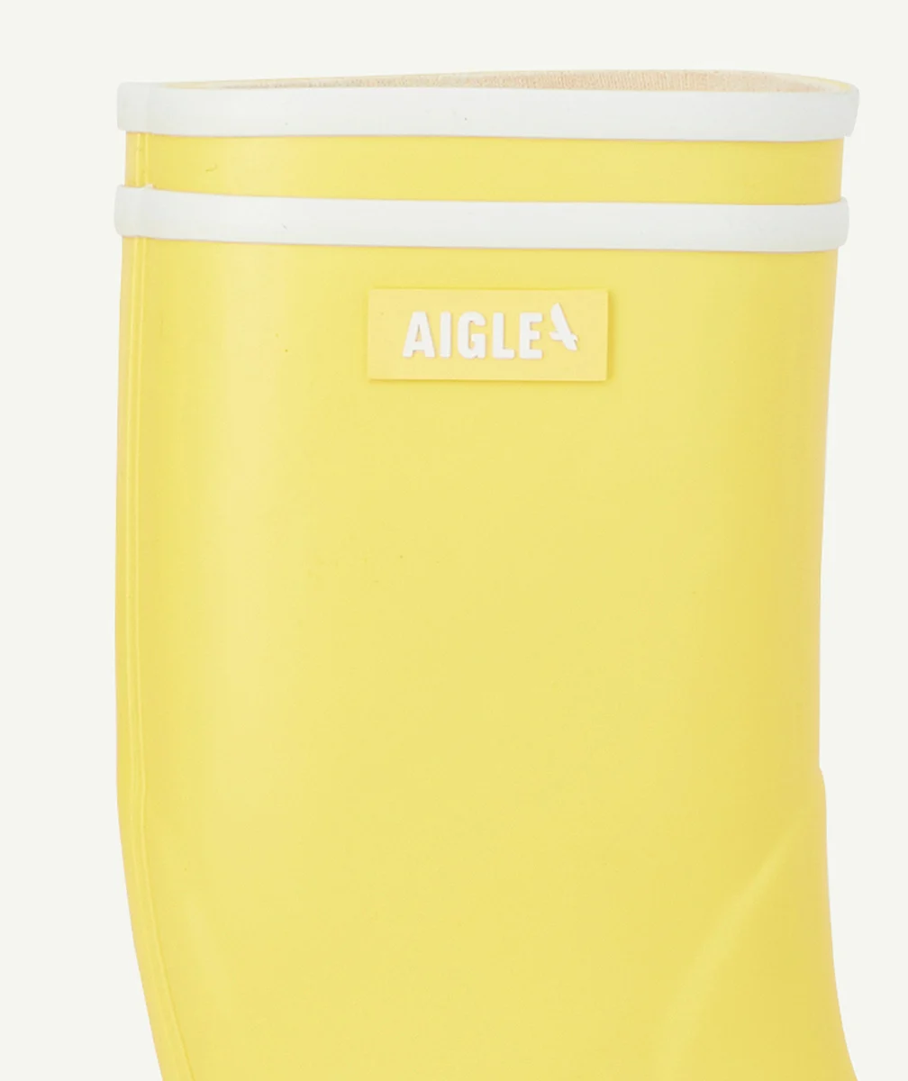 AIGLELES BOTTES EN CAOUTCHOUC JAUNE FILLE LOLLYPOP 2