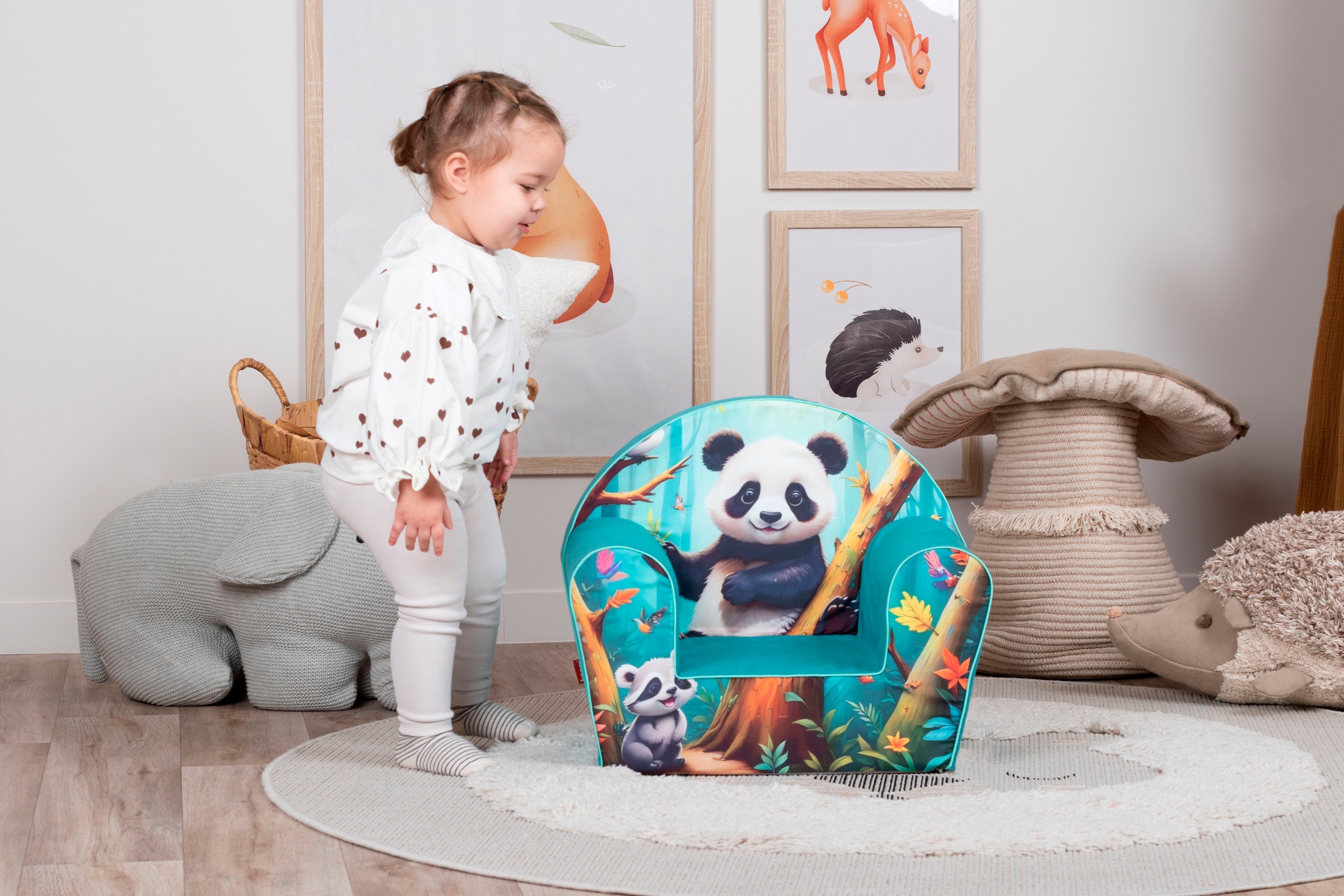 Knorrtoys® Sessel »Lucky panda« für Kinder; Made in Europe