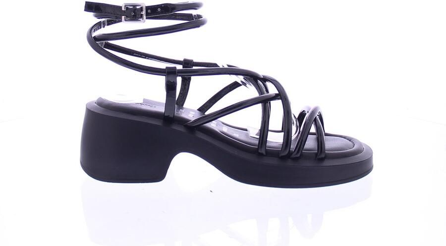 Bronx Stijlvolle zomerse platte sandalen Black Dames