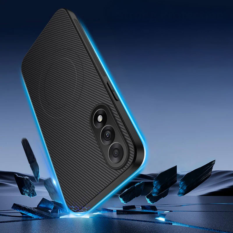 OnePlus Nord 5 / Ace 5 Ultra MagSafe Hardcase Hülle mit Kameraschutz im Carbon Look - Schwarz