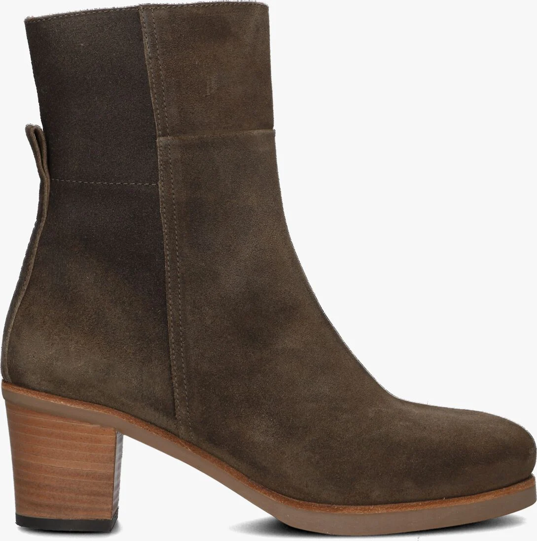 SHABBIES taupe shabbies enkellaarsjes lieve g ankle boot