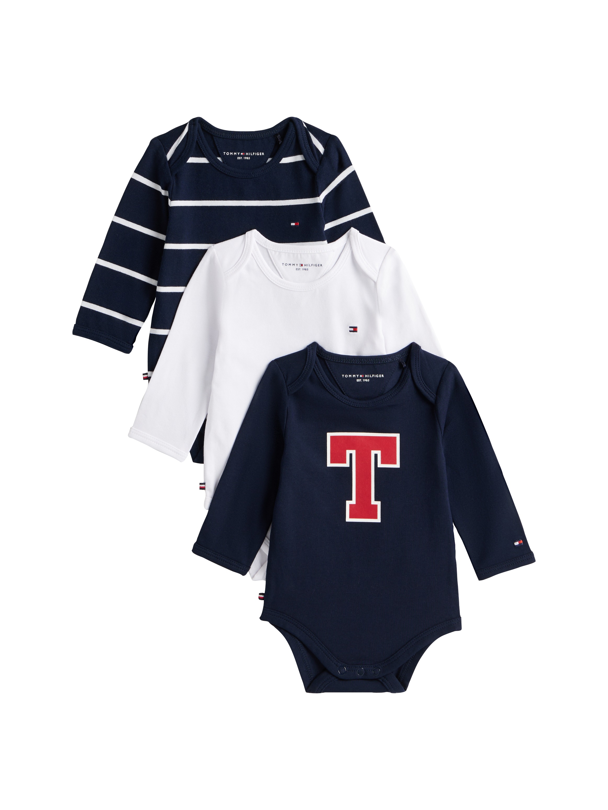 Tommy Hilfiger Erstausstattungspaket »3 PACK BODY L/S GIFTBOX« 3 Stk. tlg. für Babys