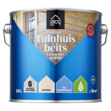 Lacq Tuinhuis beits transparant naturel 2,5 liter