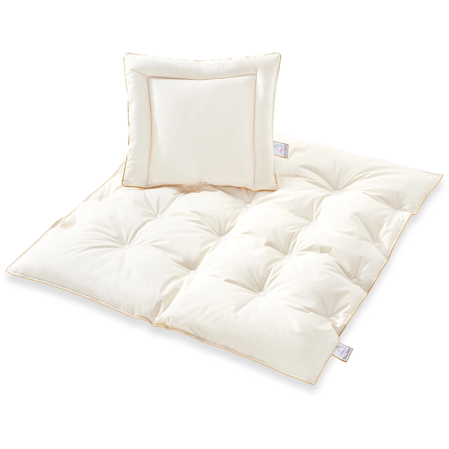 Frau Holle Set Babydaune naturweiss