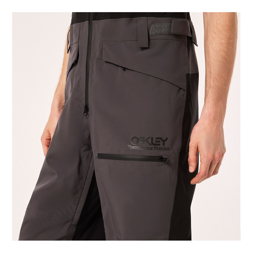 Oakley TNP SHELL - Salopette de ski Homme uniform grey