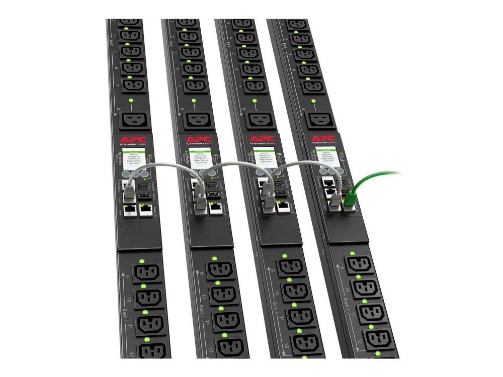APC Rack PDU 9000 Switched ZeroU 16A 230V 21 C13 & 3 C19 IEC309 Cord