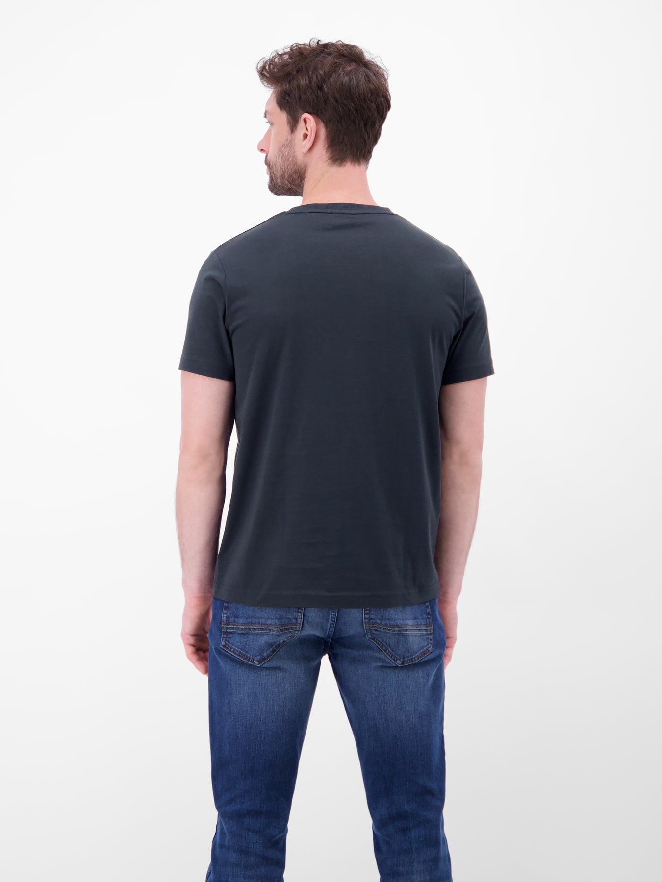 T-Shirt aus Baumwolle mit Brustprint