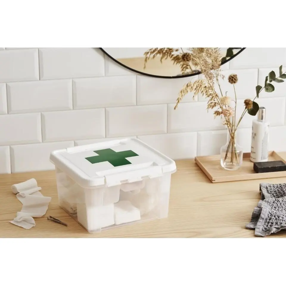 SmartStore Stevige Opbergbox 7L Set van 3 - 28x28x17cm