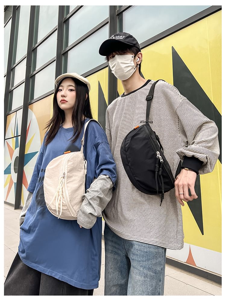 Wavecho - Canvas Crossbody Tas met Rits