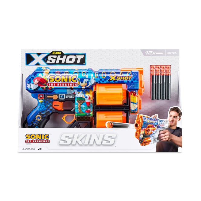 XShot Skins - Dread Dart Blaster - Sonic