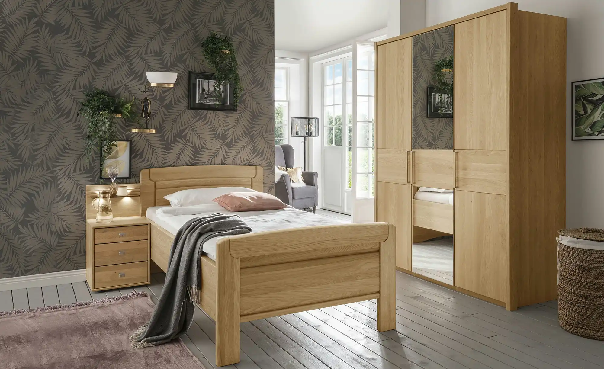 Woodford Komfortbett teilmassiv Kiruna