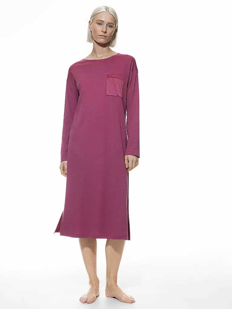 MEY Nachthemd - Sleepshirt dunkelrot
