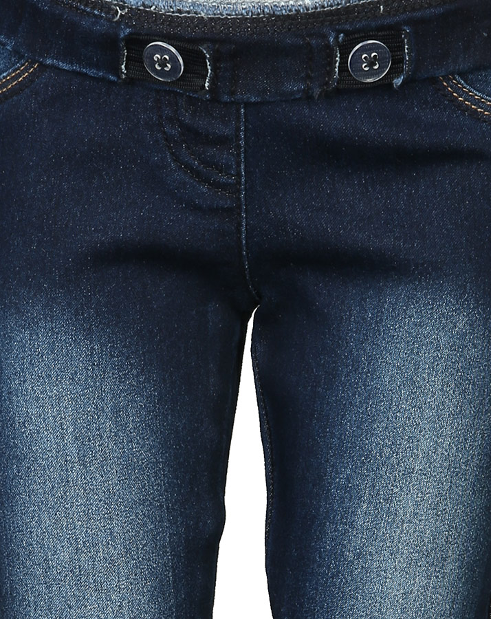 Jeggings POWER STRETCH Slim Fit in dark blue denim