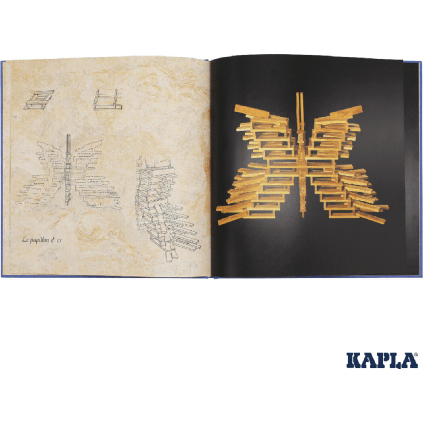 KAPLA-Buch 2 Blau
