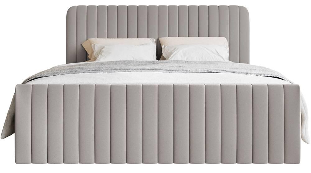 NADUVI Collection Boxspring Adrien chenille met opbergvak 140x200