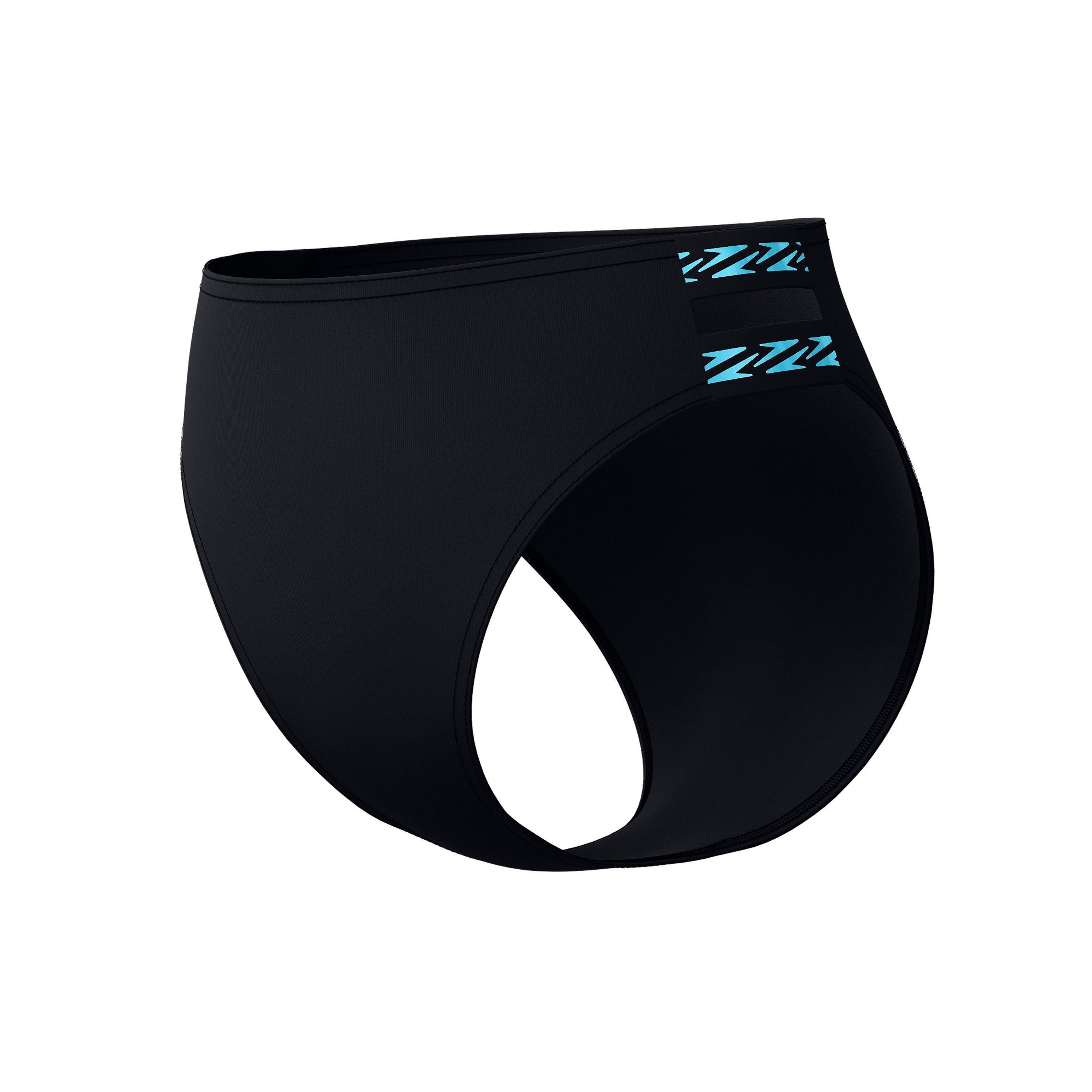 Speedo Solid Logo Elastic High Waist Bottom