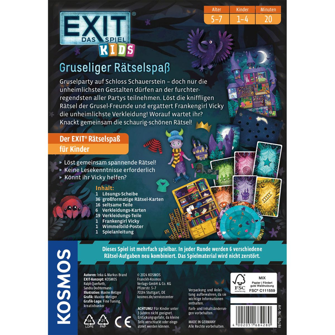 EXIT - Das Spiel - Kids - Gruseliger Rätselspaß