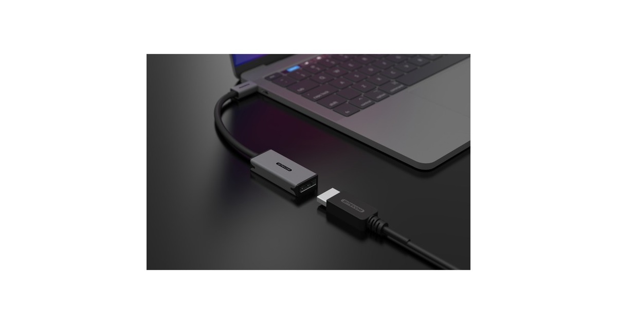 SitecomUSB-C naar DisplayPort 1.4 adapter  (Grijs)