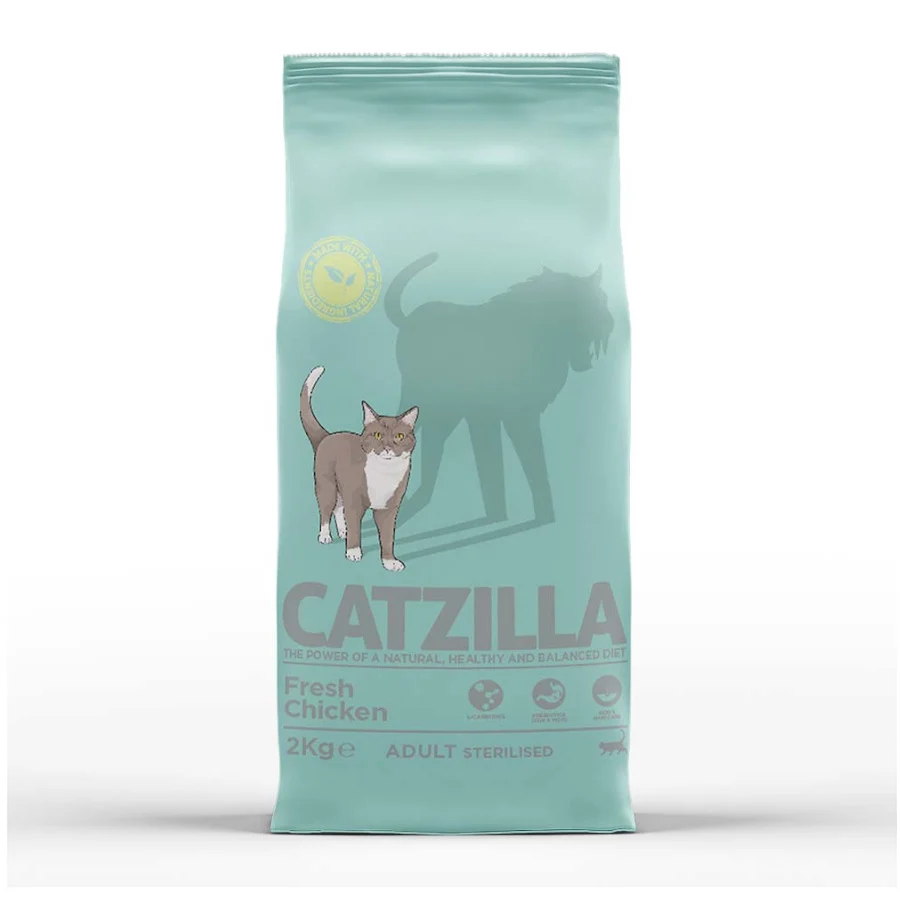 Ração esterilizada para gatos adultos Catzilla