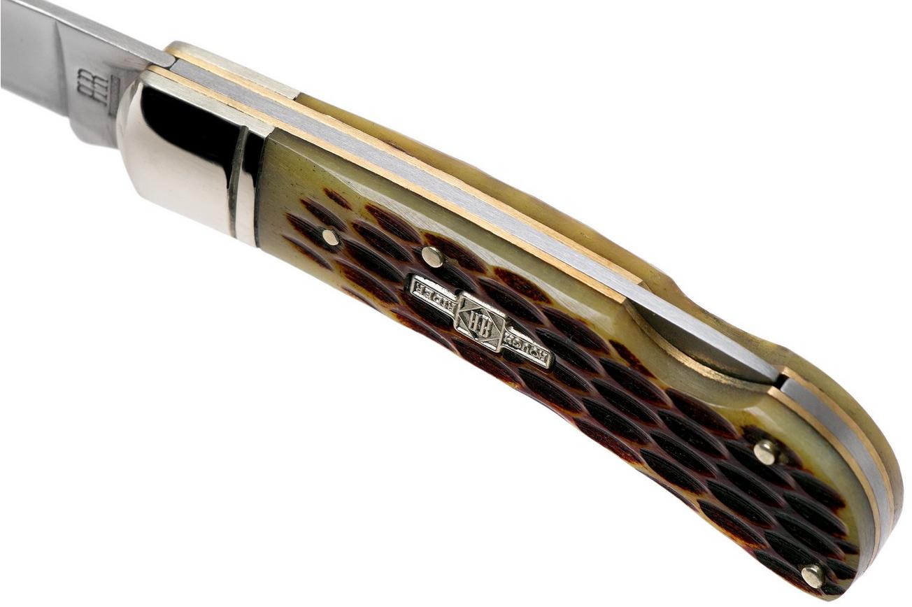 Rough Ryder Lockback Amber Bone RR461 zakmes