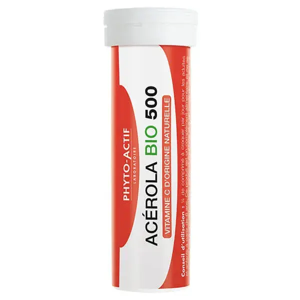 Phyto Actif Acerola Bio 500 24 comprimidos