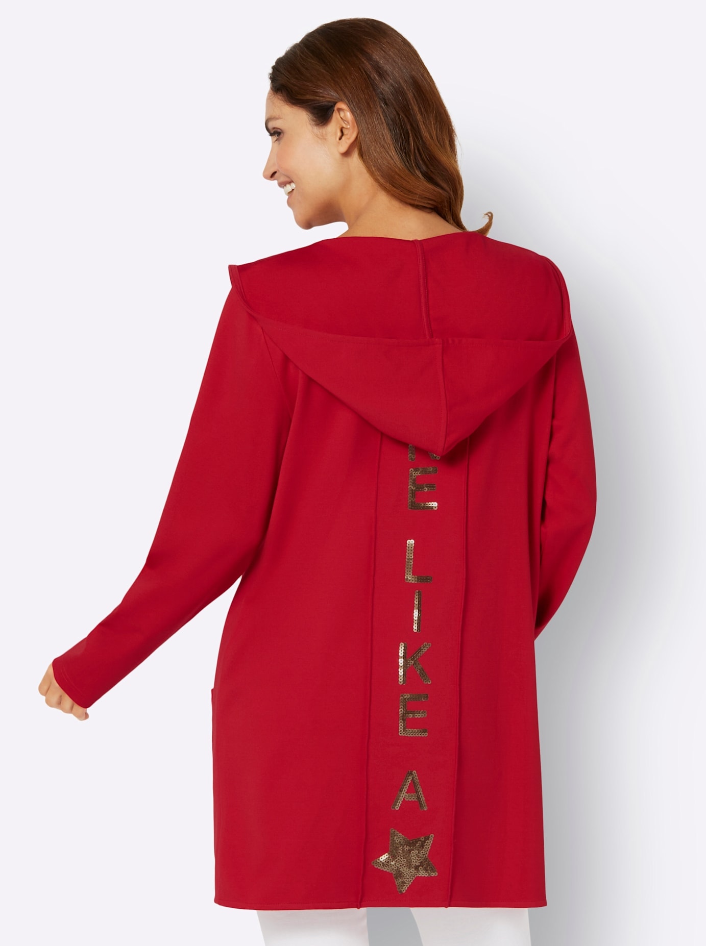 Inspirationen Shirtjacke »Long-Shirtjacke«, 1 Stk.