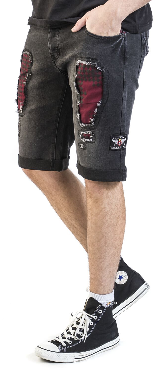 Short Délavé | Rock Rebel by EMP Short