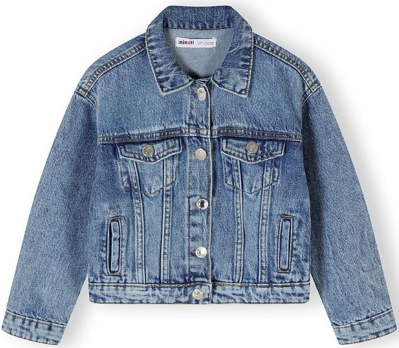 MINOTI Tussenjas  blauw denim