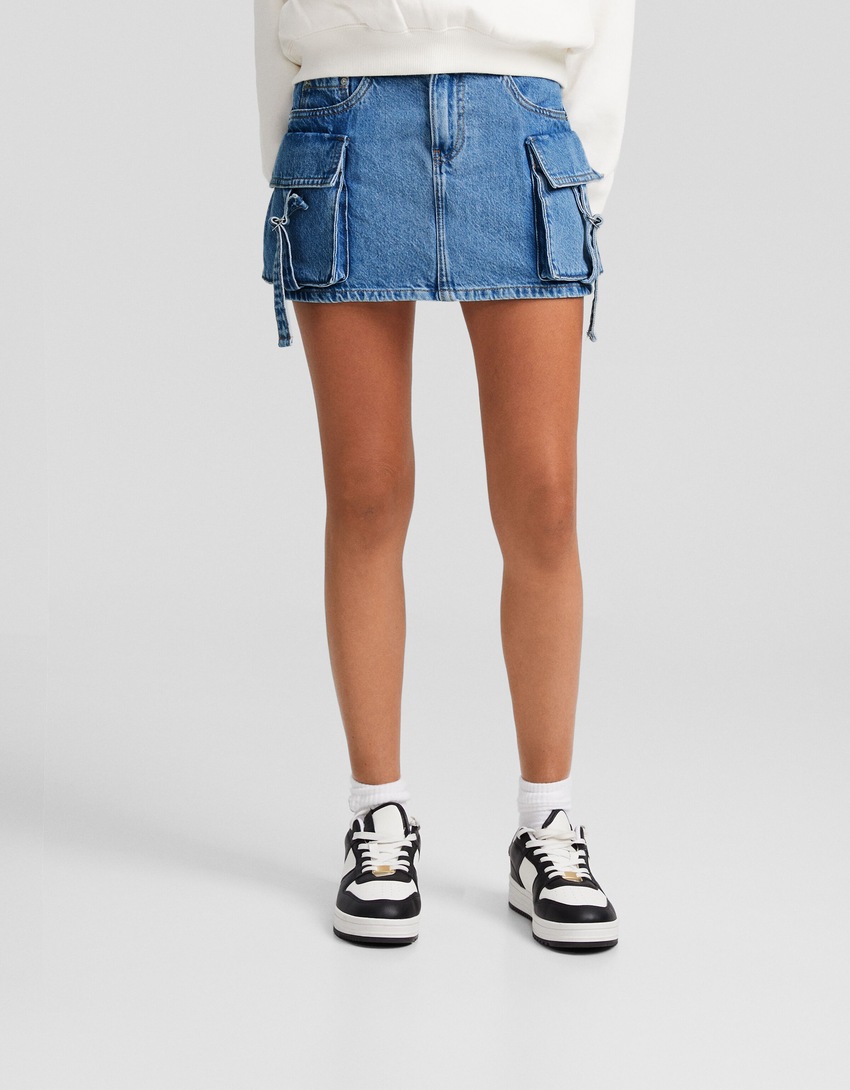 Minissaia cargo jeans