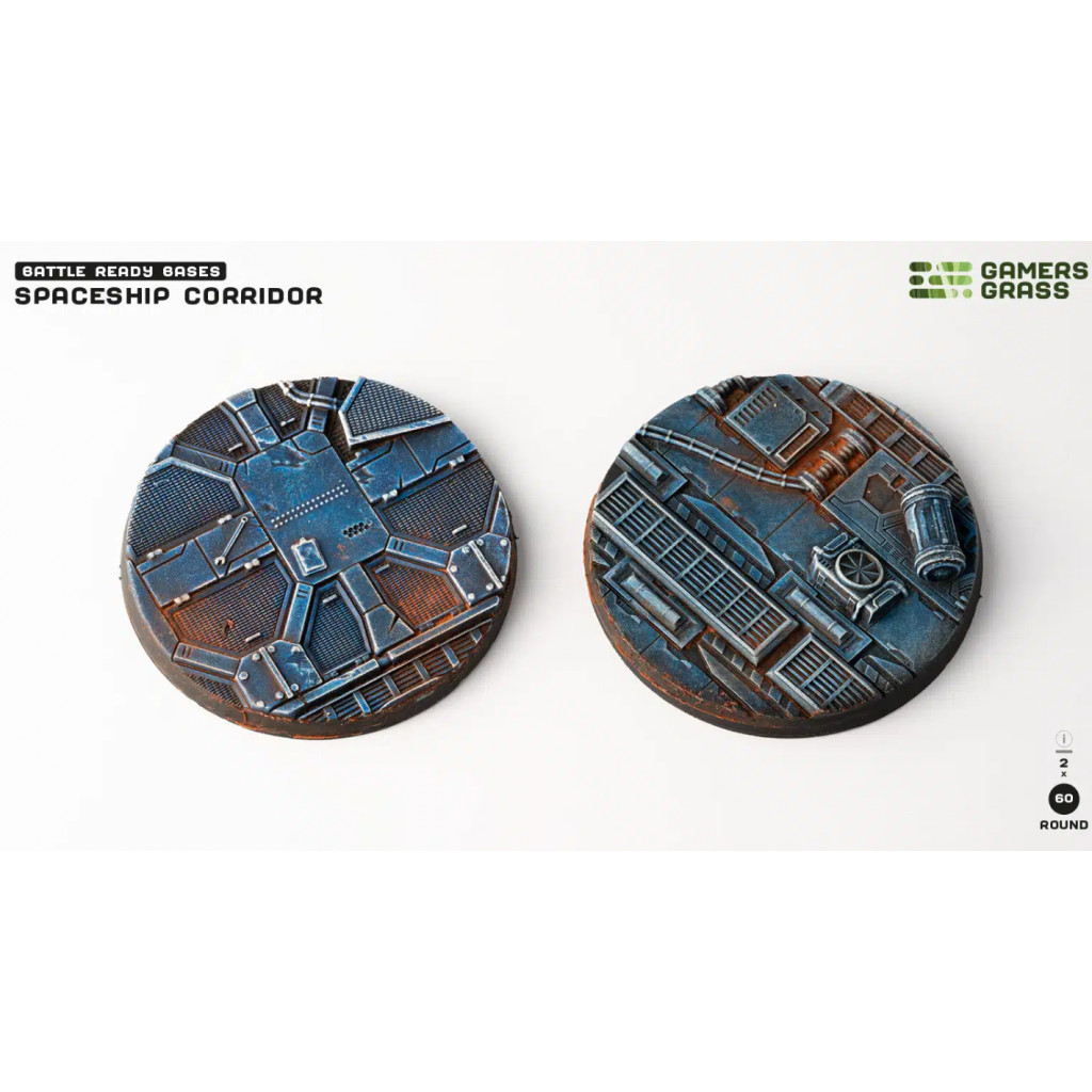 Spaceship Corridor Bases, Round 60mm (x2)